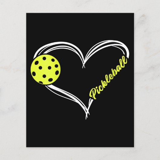 Vrouwen houden van pickleball - schattige pickleba (Voorkant)