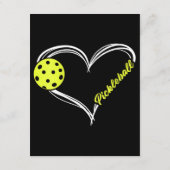 Vrouwen houden van pickleball - schattige pickleba informatiekaartje (Achterkant)