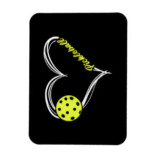 Vrouwen houden van pickleball - schattige pickleba magneet