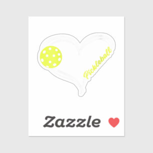 Vrouwen houden van pickleball - schattige pickleba sticker
