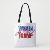 Vrouwen houden van Trump Tote Bag (Voorkant)