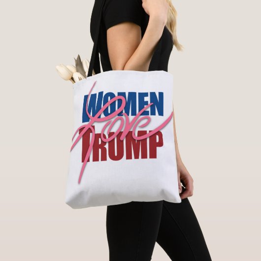 Vrouwen houden van Trump Tote Bag (Dichtbij)