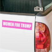 Vrouwen houden van Trump Vrouwen Bumpersticker (Op Truck)