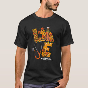 Vrouwen houden van Turkije Stethoscoop zuster Than T-shirt