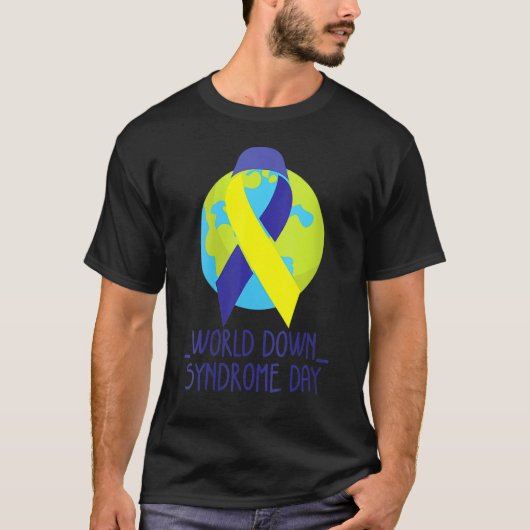 Vrouwen houden van wereld-down syndroom Bewustmaki T-shirt (Voorkant)