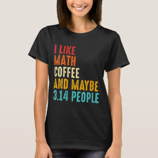 Vrouwen houden van wiskunde koffie en misschien 31 t-shirt