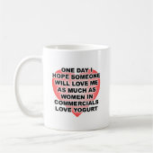 Vrouwen houden van Yogurt Funny Mug Koffiemok (Links)