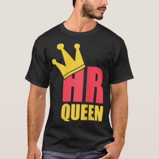 Vrouwen HR human resources koningin Job, bedrijf,  T-shirt