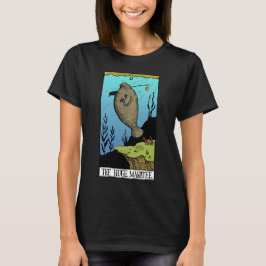Vrouwen Huge Manatee dark T-shirt