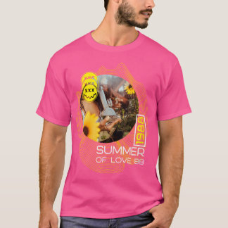 Vrouwen Huis Muziek Zomer van Liefde Diep Huis EDM T-shirt