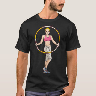 Vrouwen Hula Woman Hoop Hoopdance Hulahooping T-shirt