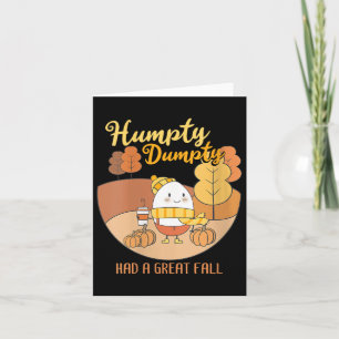 Vrouwen Humpty Dumpty Had Een Grote Val Grappige E Kaart