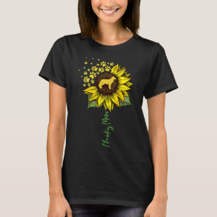 Vrouwen Husky Moeder Zonnebloem Siberische Husky H T-shirt