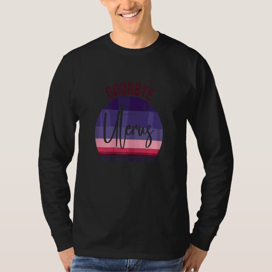 Vrouwen Hysterectomie Quote Uterus Cool Hys T-shirt (Voorkant)