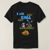 Vrouwen I AM OMA (oma) KOE, VOORRUIT, TULIP T-shirt (Design voorkant)