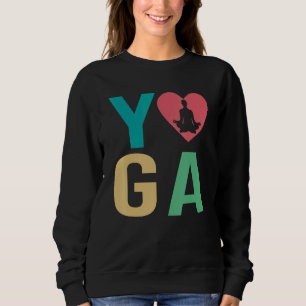 Vrouwen I Love Yoga Kundalini Ashtanga Hatha Asana Trui
