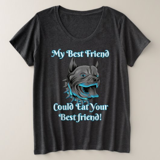 Vrouwen "I Rescue Dogs" Grappige Hond Grote Maat T-shirt (Design voorkant)