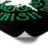 Vrouwen Ieren stap danser dansende stap dansen mei Poster (Hoek)