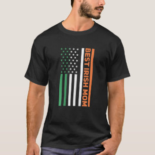 Vrouwen Ierse moeder Ierland Amerikaanse vlag Best T-shirt