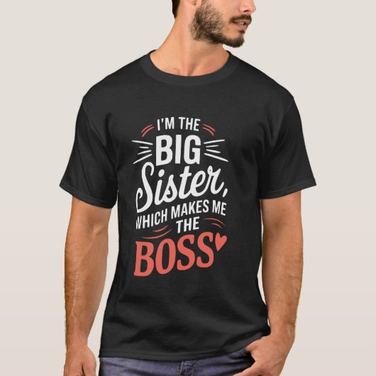 Vrouwen Ik ben De Grote Zuster Grootste Grote Zust T-shirt (Voorkant)