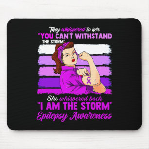 Vrouwen Ik ben de Storm Epilepsie Bewustzijn Warri Muismat