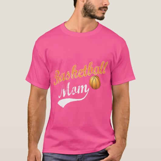 Vrouwen, ik ben een basketbalmoeder t-shirt (Voorkant)