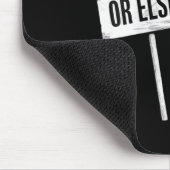 Vrouwen Ik ben een Boze Elf Schattige Funny Grouch Muismat (Hoek)