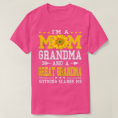Vrouwen Ik ben grootmoeder grootmoeder Da's moeder T-shirt (Design voorkant)