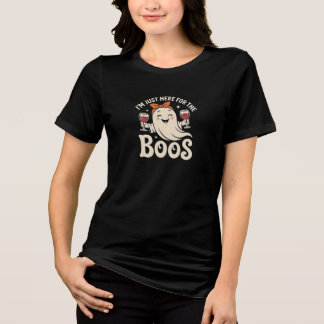Vrouwen "Ik ben hier alleen voor de boeken" T-shir Tri-Blend Shirt