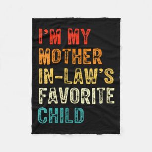 Vrouwen Ik Ben Mijn Schoonmoeders Favoriete Kind G Fleece Deken