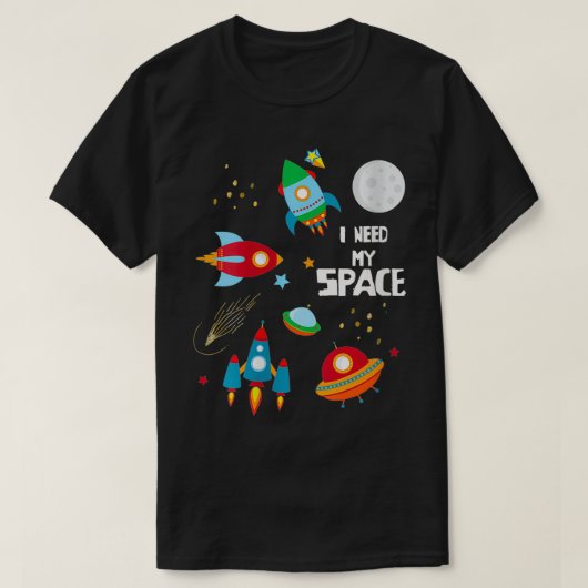 Vrouwen Ik heb mijn Space Funny Science of SciFi V T-shirt (Design voorkant)