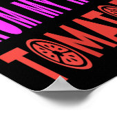 Vrouwen Ik hou van je van mijn hoofd Tomatoes Pun Poster (Hoek)