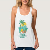 Vrouwen ik hou van Kaʻanapali Beach Tanktop (Voorkant)