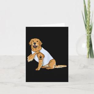 Vrouwen Ik hou van mama Tattoo Retriever Dog Moede Kaart
