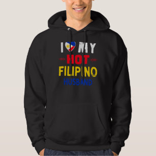 Vrouwen Ik hou van mijn hete Filippijnse man Filip Hoodie