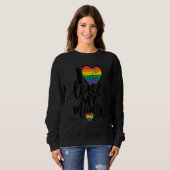 Vrouwen Ik hou van mijn moeders LGBT Pride Lesbisc Trui (Voorkant volledig)