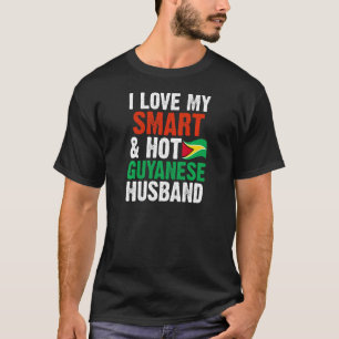 Vrouwen Ik hou van mijn slimme & hete Guyanese man T-shirt