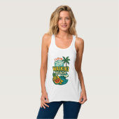 Vrouwen ik hou van Waikīkī Beach Tanktop (Volledige Voorkant)