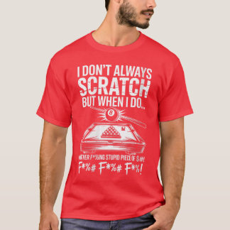 Vrouwen Ik kras niet altijd Biljartspeler Sport T-shirt