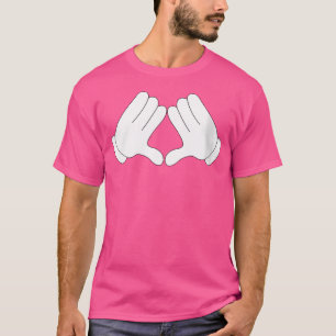 Vrouwen Illuminati Hand Sign Rap Hip Hop Muziek T-shirt