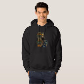 Vrouwen IM Sterk Islamitisch Zwart Man Prince King Hoodie (Voorkant volledig)