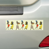Vrouwen in Afrika Bumpersticker (Op auto)