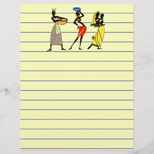 Vrouwen in Afrika Stationery (Voorkant)