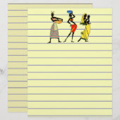 Vrouwen in Afrika Stationery (Voorkant / Achterkant)