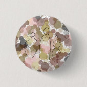 Vrouwen in alle levensvormen ronde button 3,2 cm (Voorkant)