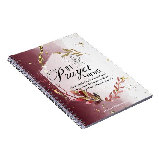 Vrouwen In Bediening Predikantsvrouw Gebedsjournaa Notitieboek (Rechterzijde)