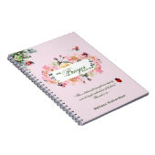 Vrouwen In Bediening Predikantsvrouw Gebedsjournaa Notitieboek (Rechterzijde)