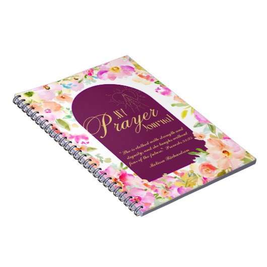 Vrouwen In Bediening Predikantsvrouw Gebedsjournaa Notitieboek (Rechterzijde)