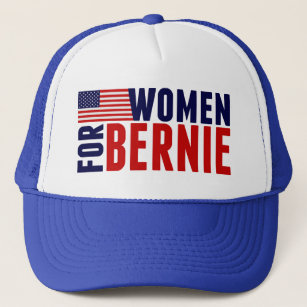 Vrouwen in Bernie Sanders Trucker Pet