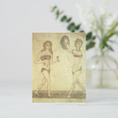 Vrouwen in bikinis briefkaart (Staand voorkant)